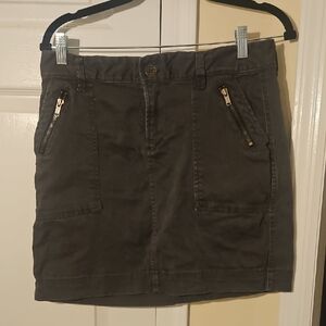 Old Navy Black Mini Skirt with Utility Details